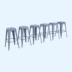 72% OFF - Adeco Trading Adeco Trading Modern Bar Stools / Chairs